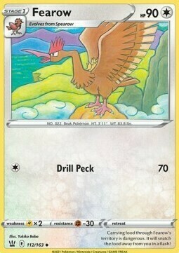 Fearow Card Front