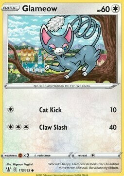 Glameow Card Front