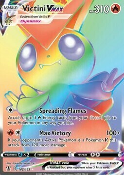 Victini VMAX Card Front