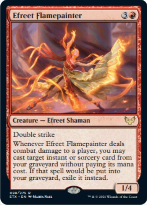 Efreet Flamepainter Card Front