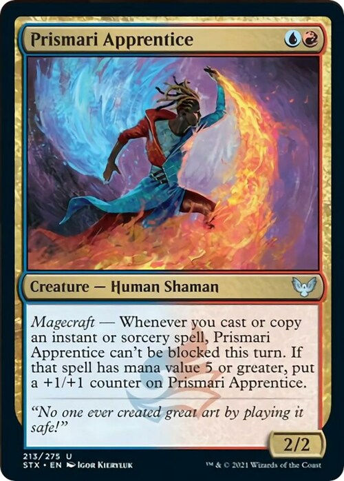 Prismari Apprentice Card Front