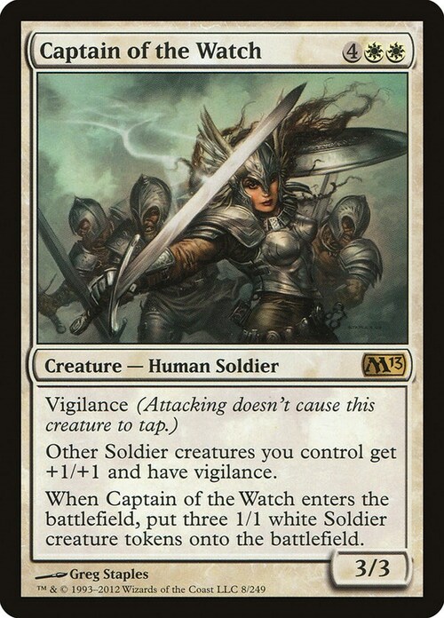 Captain of the Watch Card Front