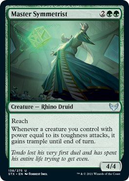 Master Symmetrist Card Front