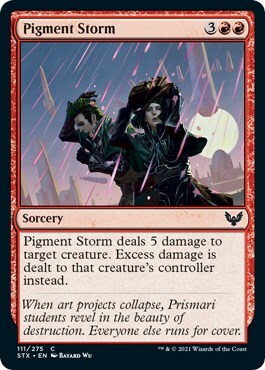 Pigment Storm Card Front