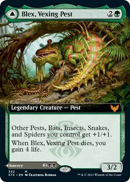 Blex, Vexing Pest // Search for Blex Card Front