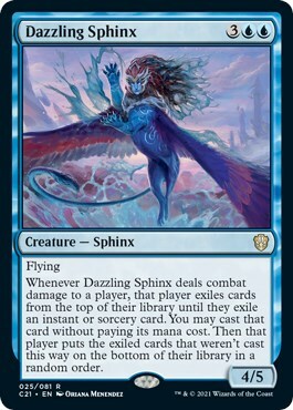 Dazzling Sphinx Card Front