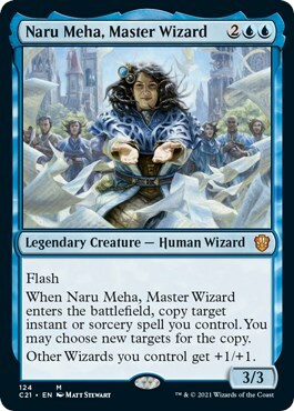 Naru Meha, Master Wizard Card Front