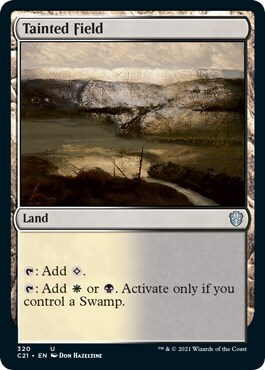 Tainted Field Card Front