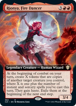 Rionya, Fire Dancer Card Front