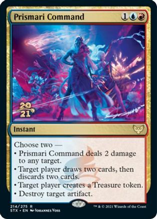 Prismari Command Card Front