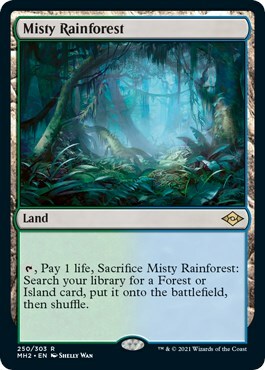 Misty Rainforest Card Front