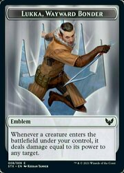 Lukka, Wayward Bonder Emblem // Elemental