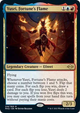 Yusri, Fortune's Flame Card Front