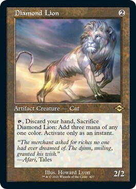 Diamond Lion Card Front