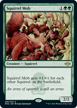 Squirrel Mob Card Front