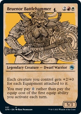 Bruenor Battlehammer Card Front