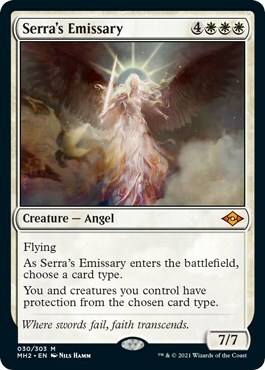 Serra's Emissary Card Front