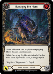 Barraging Big Horn - Red