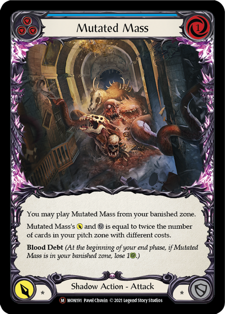 Mutated Mass Card Front