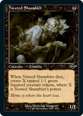 Nested Shambler Card Front