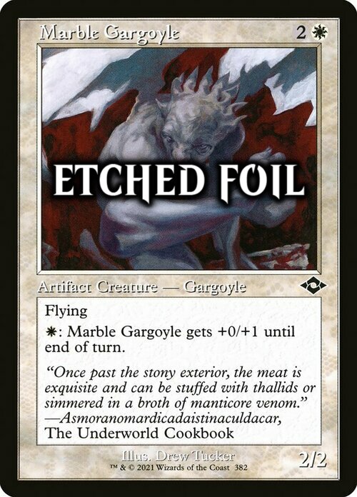 Marble Gargoyle Card Front