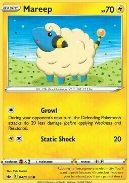 Mareep Card Front