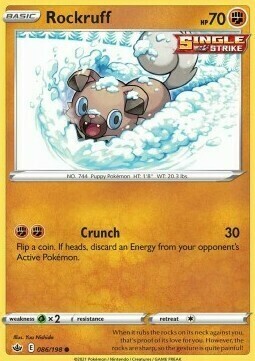 Rockruff Card Front