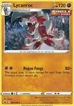 Lycanroc Card Front