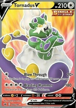 Tornadus V Card Front