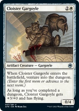 Cloister Gargoyle Card Front