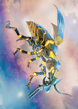 Art Series: Zabaz, the Glimmerwasp Card Front