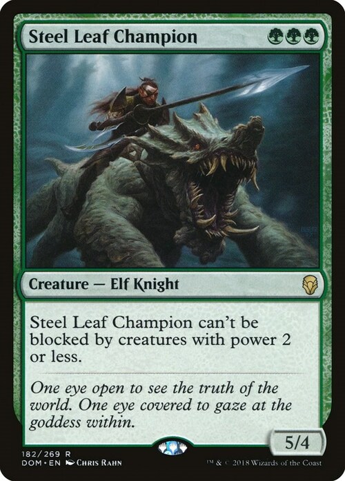 Steel Leaf Champion Card Front