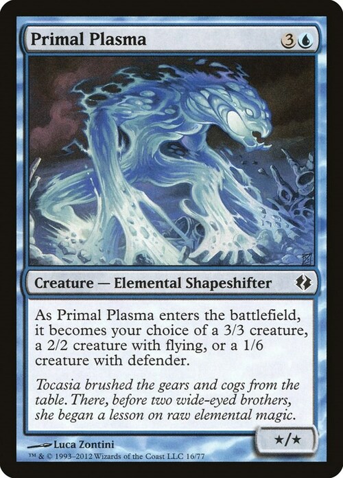 Primal Plasma Card Front