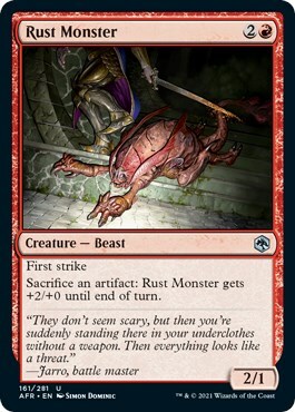 Rust Monster Card Front