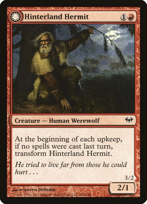 Hinterland Hermit / Hinterland Scourge Card Front