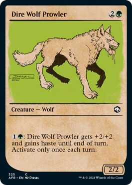 Dire Wolf Prowler Card Front