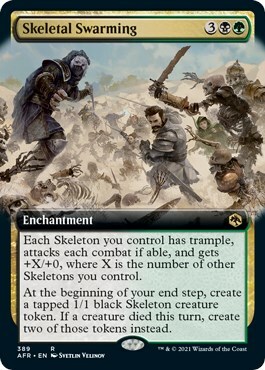 Skeletal Swarming Card Front