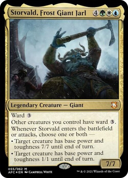 Storvald, Frost Giant Jarl Card Front