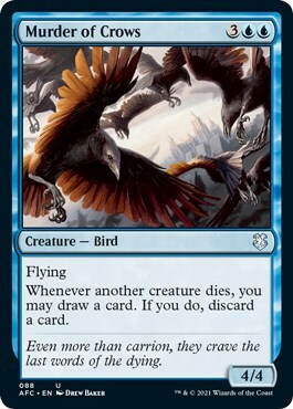 Murder of Crows Card Front