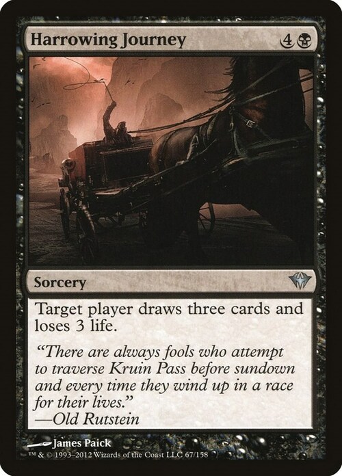 Harrowing Journey Card Front