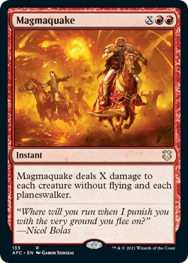 Magmaquake Card Front