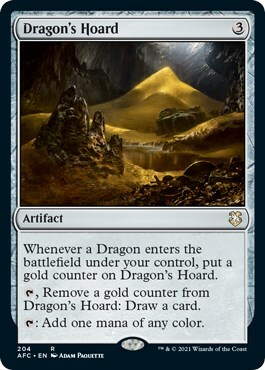 Dragon's Hoard Card Front