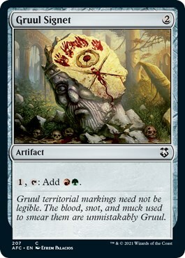 Gruul Signet Card Front