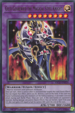 Gilti-Gearfried the Magical Steel Knight Card Front