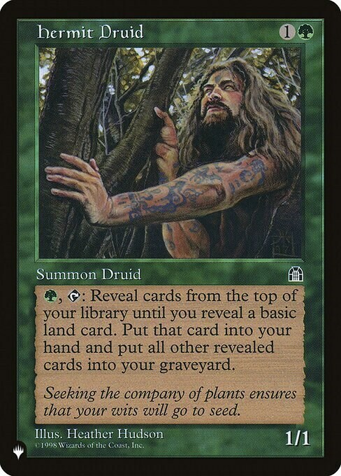 Hermit Druid Card Front