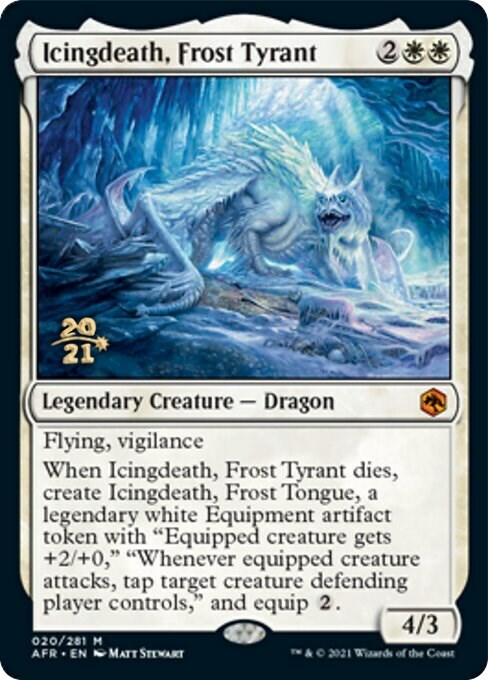 Icingdeath, Frost Tyrant Card Front