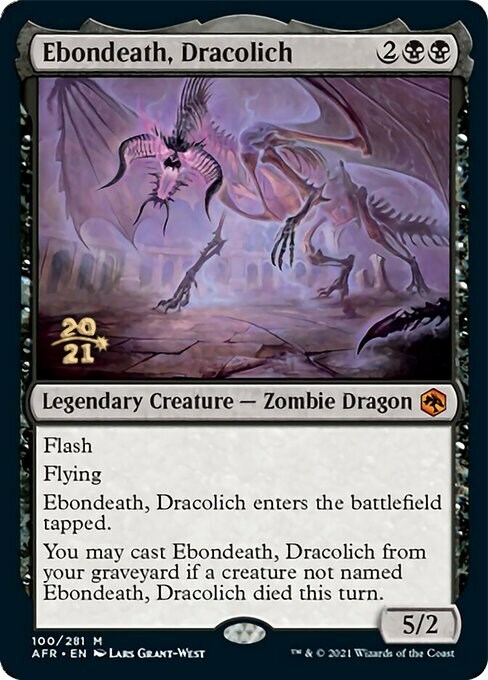 Ebondeath, Dracolich Card Front