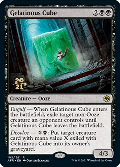 Gelatinous Cube Card Front