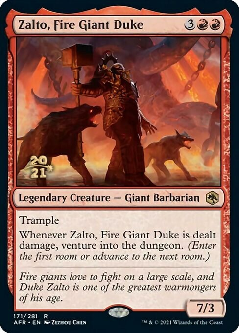 Zalto, Fire Giant Duke Card Front