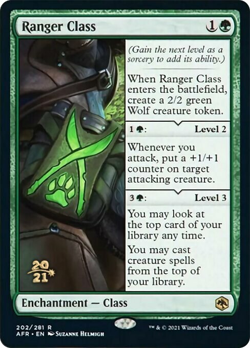 Ranger Class Card Front